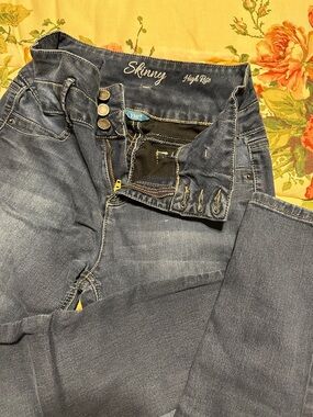 YMI Skinny High-Rise Jeans - Dark Blue